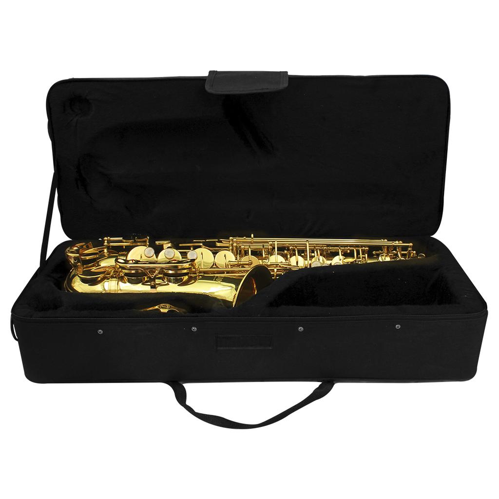 M MBAT Eb Alto Saxophone E Flat Premium Brass Saxofone Woodwind Instrument Saxophone Set with Case Gloves Accessories