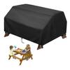 Picnic Play Table Cover Waterproof Sand And Water Table Cover Patio Furniture Table Cover with Drawstring for Age 4-8 Outdoor Play Table