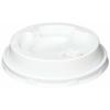 Insulated Embossed Lids for Paper Cups, White, Lift-Up Lids, SMP-420E-LF, Pack of 50, AMZ420ELF