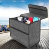 Storage Bag Car Storage Bag Felt Cloth Travel Tidy Portable Car Boot Organiser Box