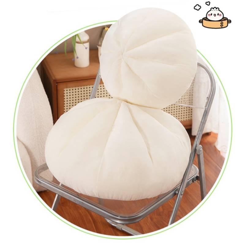 Bun Stuffed Steamed Plush Toy Cartoon Food Stuffed Doll Decoration Gift Kids