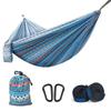Portable Outdoor Garden Hammocks Quick Open Parachute Cloth Double Travel Camping Sleeping Hanging Hammock Swing Nature Hike