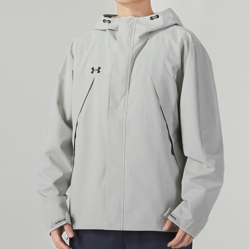 Under Armour Цветные блоки свободный крой толстовка и прямые брюки повседневный спортивный комплект мужские комплекты 23600401-009+23600701-013