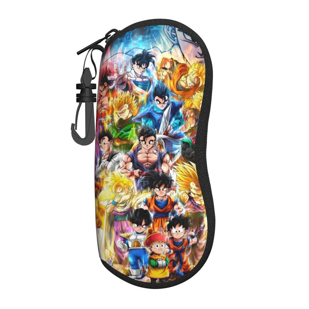 Custom DBZ V-Vegetaes Manga Shell Eyeglasses Case Men Women Cool Comic Glasses Case Sunglasses Box Pouch