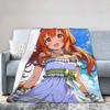 Umamusume Pretty Derby Mayano Top Gun Blanket Fleece Print  Multi-function Super Warm Throw Blankets for Sofa Office Bedspreads