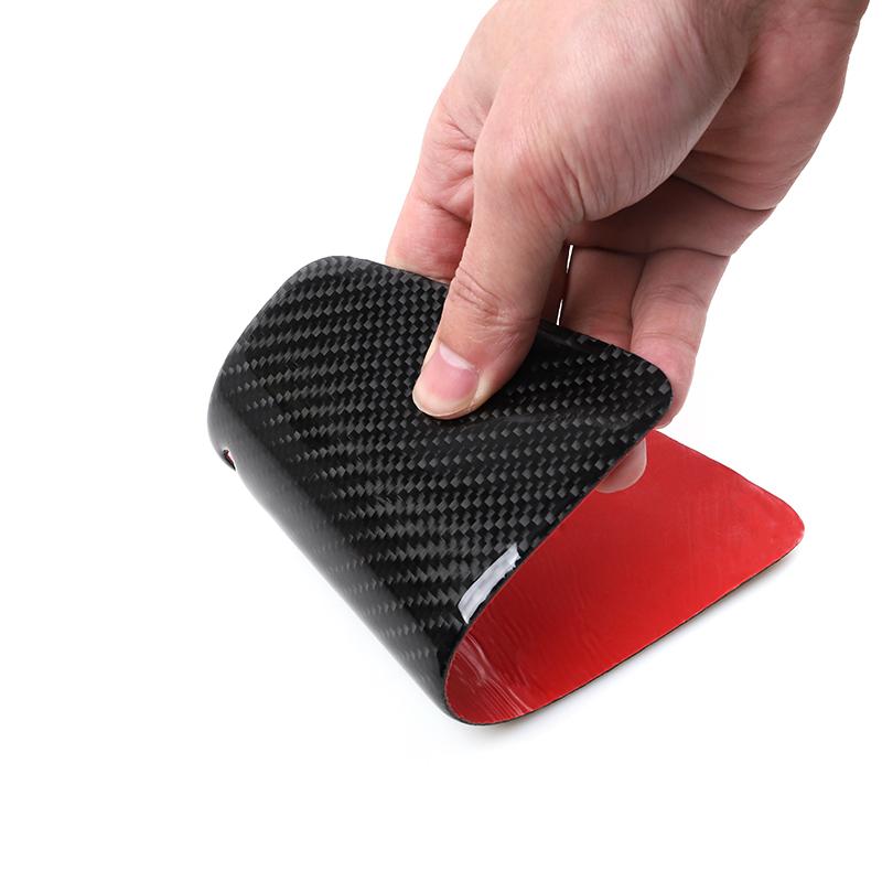 Автомобильная отделка из настоящего углеродного волокна красного цвета для Toyota 4RUNNER 2010- приборная консоль, панель переключения передач, украшение