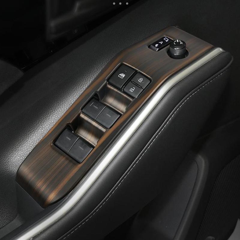 Для Toyota Highlander Kluger 2022 автомобильное внутреннее окно, переключатель подъема окна, панель, накладка, декоративная рамка
