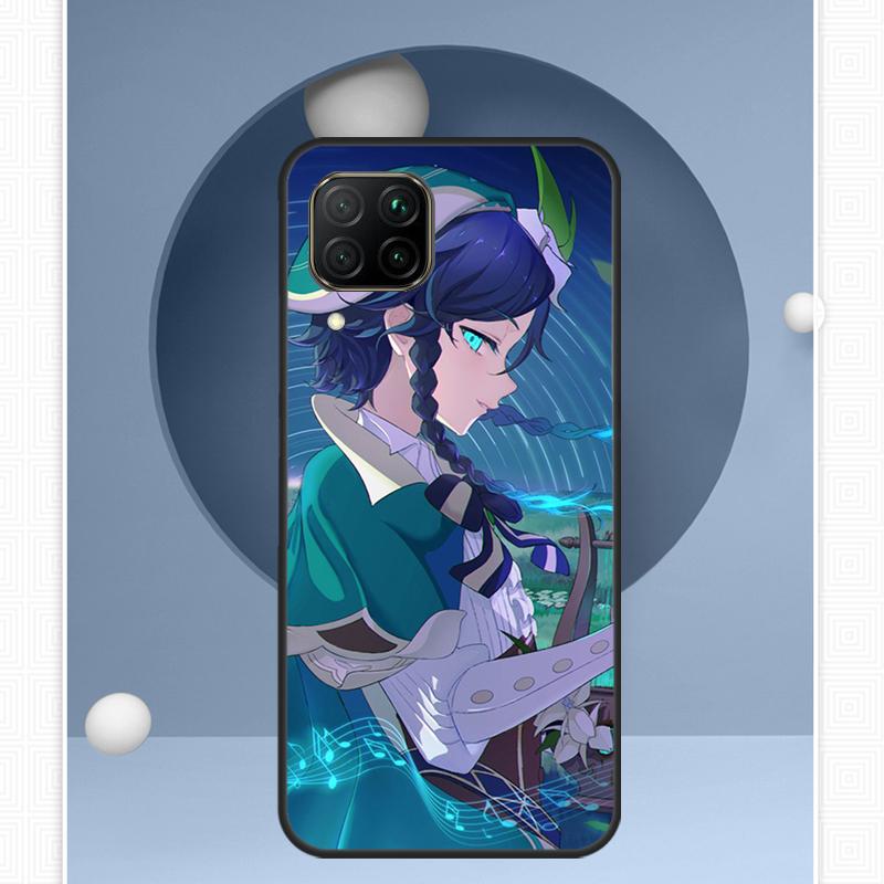 Чехол Genshin Impact Венти для Huawei Nova 12s 12i 11i 8i Y91 Y60 Y70 Y72 Y90 Y61 9 10 SE P20 P40 Lite P30 P60 Pro