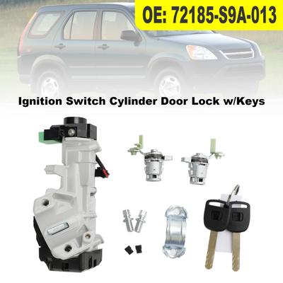 Замок зажигания цилиндр дверной замок 72185-S9A-013 с ключом для Honda Element CR-V Civic