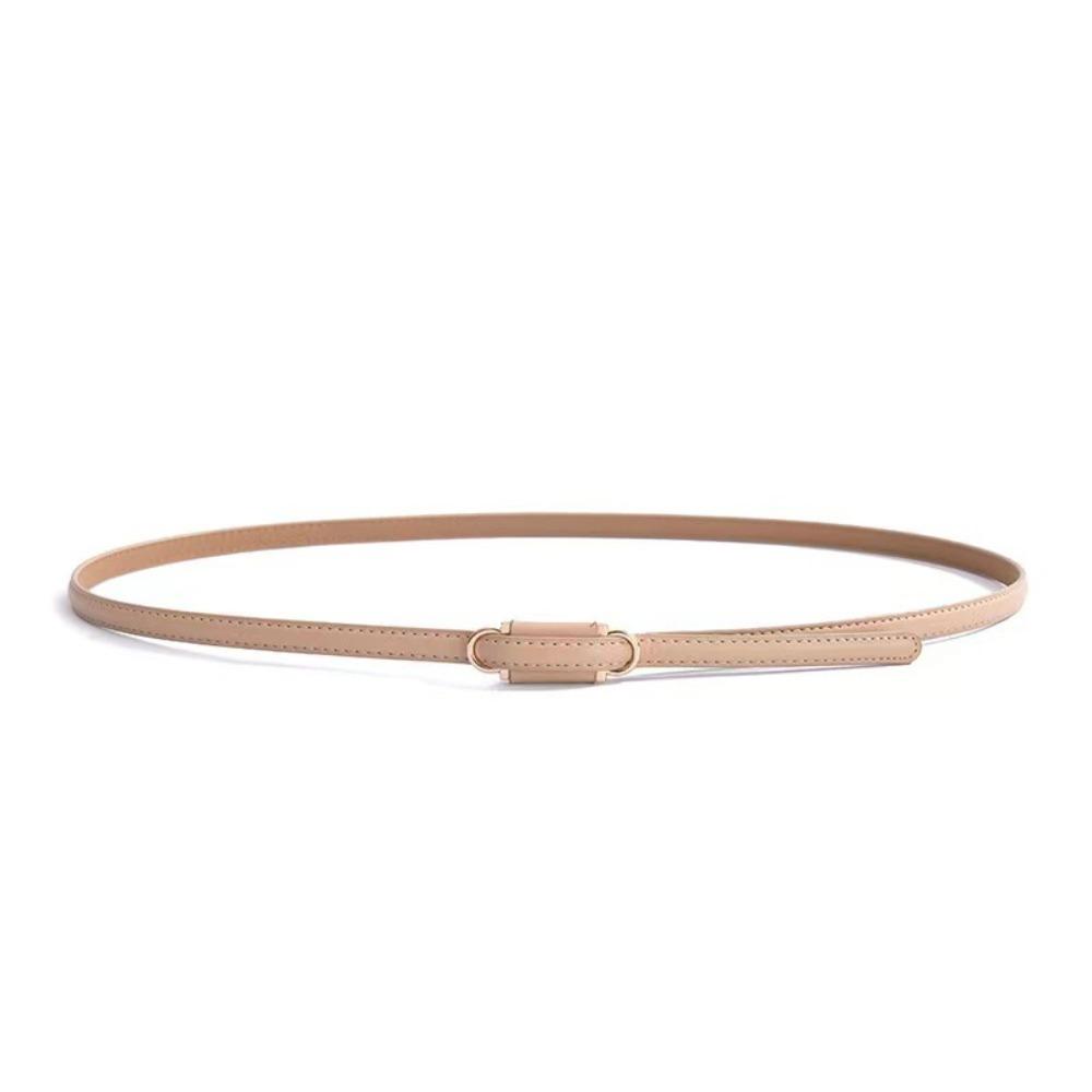 PU Leather Slim Belt Thin Dress Belt Versatile Suit Belt Women Accessories