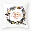 Home Products New Halloween Pillow Cover Nordic Letters Linen Sofa Cushion Office Cushion Cover
