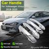 For Volkswagen VW Virtus 2018 Durable Chrome Door Handle Cover Trim Car Cap Accessories Styling Stickers