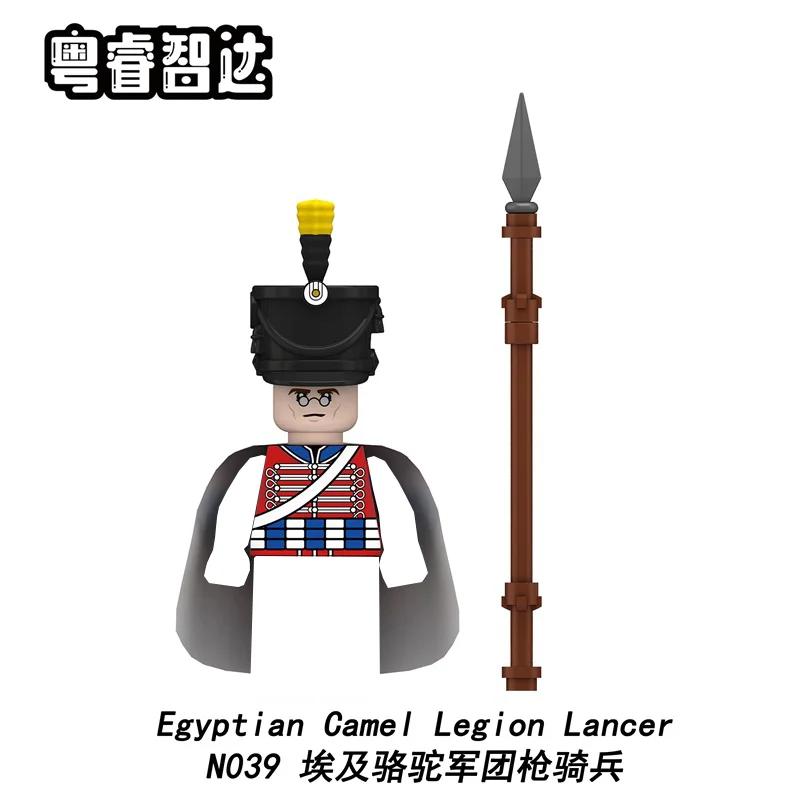 Napoleonic Wars Military Soldiers Building Blocks British France Prussia Cavalry Army Russian Infantry Figures Bricks Kids Toys