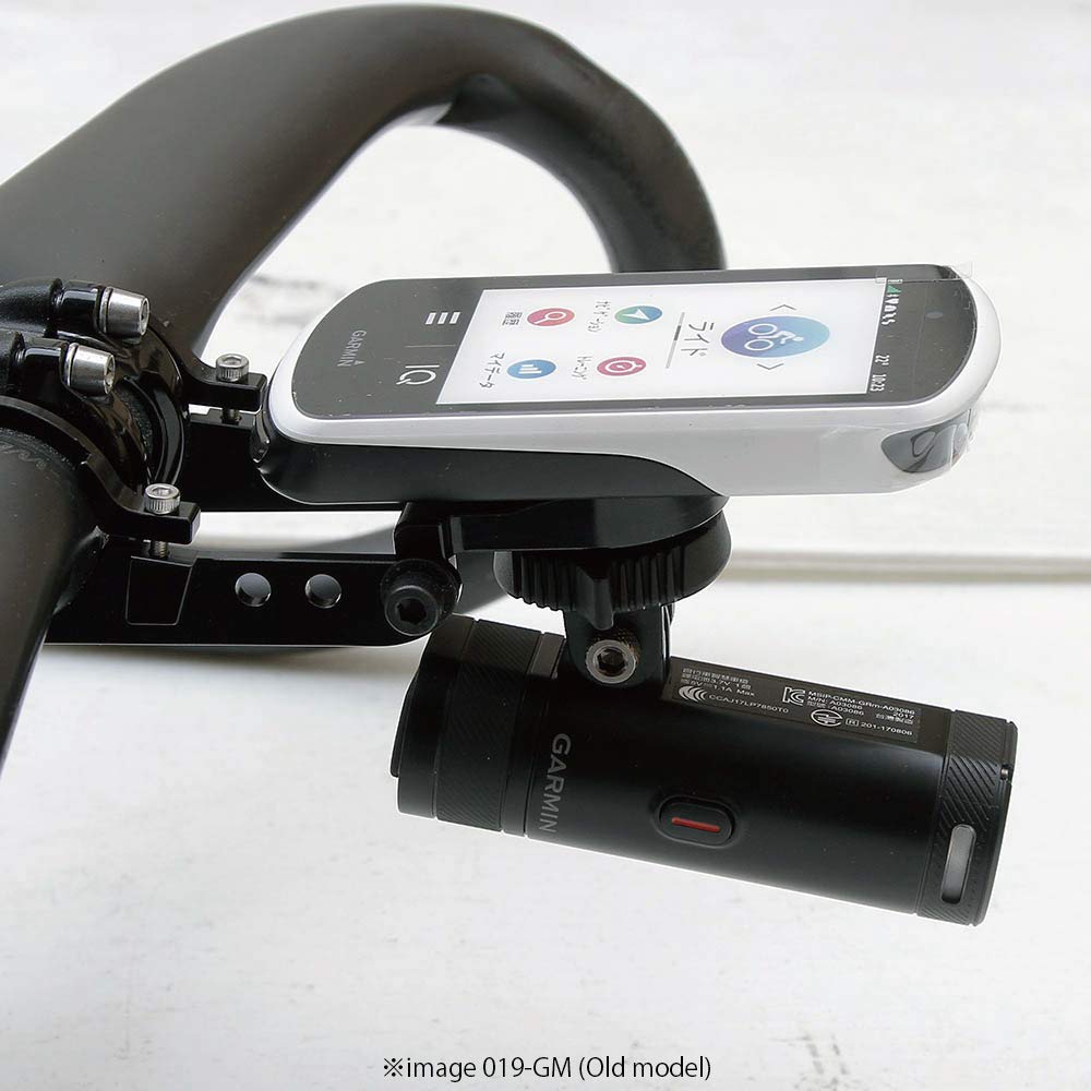 [REC MOUNT] Type 19 Garmin Smart Headlight Mount (double-sided Narrow Type + Barriervaria Compatible Friction Mount Adapter Included) [190-GMUT] For