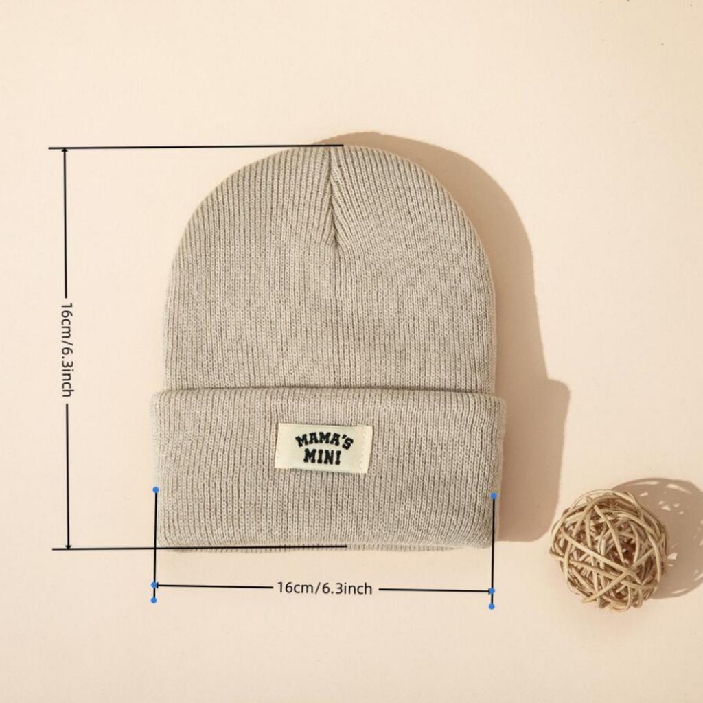 3 шт./комплект, лидер продаж, теплая детская шапка с буквами для мальчиков и девочек на возраст 0-24 месяца, мягкая вязаная шапка, детские аксессуары для головы