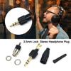 Earphone Conversion Plug 3.5mm Lock Stereo Headphone Plug for Sennheiser SonyD11/V1/P03
