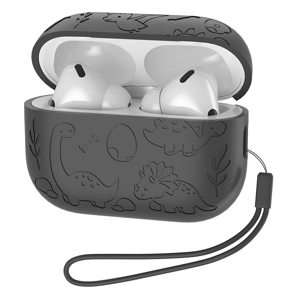 Защитный силиконовый чехол для AirPods 4-го поколения - Однотонный, Милый, Мягкий чехол для AirPods Pro 3