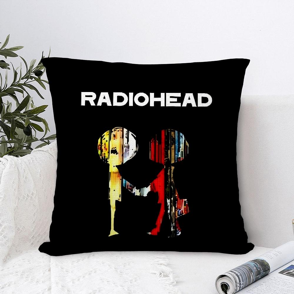 B-Британская группа RadioheadS Наволочка Плюшевая Ткань Мягкая Наволочка Двусторонняя Печать Чехол для Подушки Чехол для Декоративной Подушки