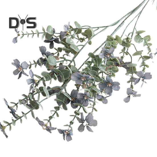 Искусственная шелковая ткань, имитация цветка, легкий уход, креативная мини-искусственная орхидея, зеленое растение