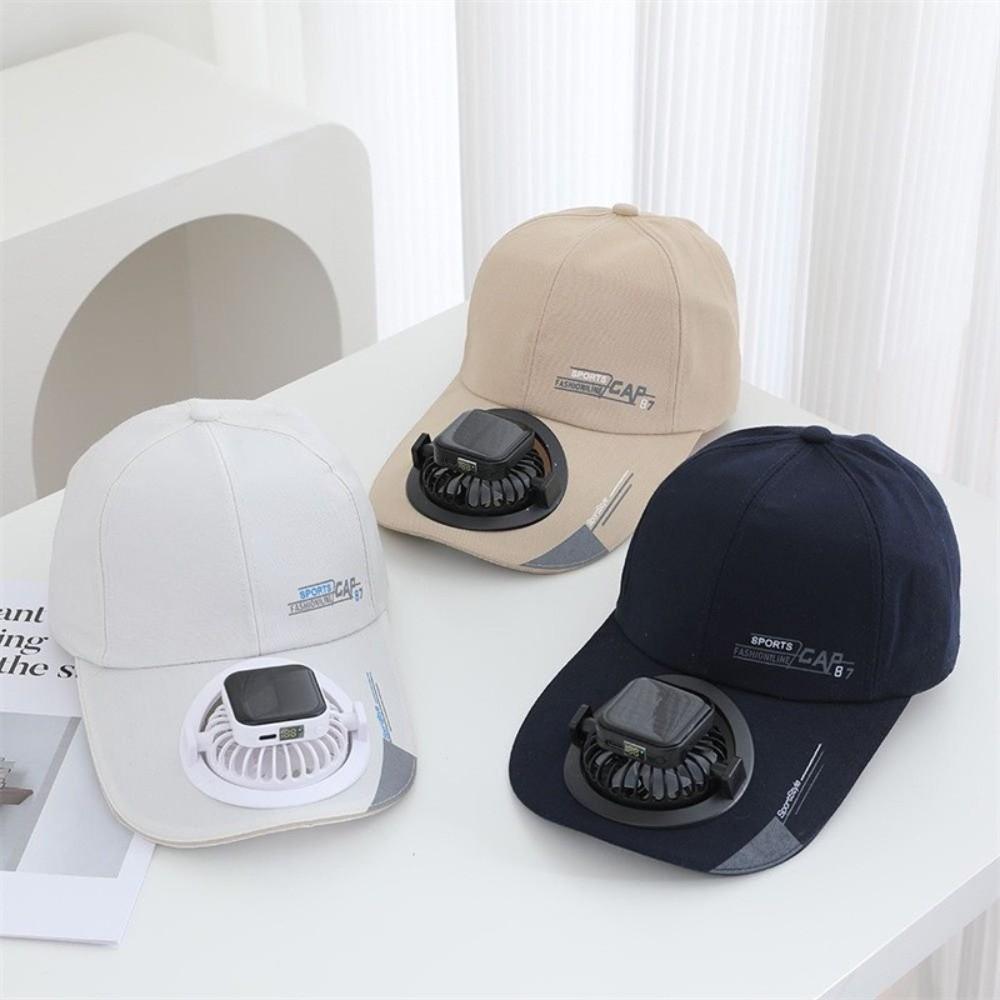 Built-in Fan Solar Cooling Fan Hat Sunshade Fan Hat New Sun Protection Hat Outdoor