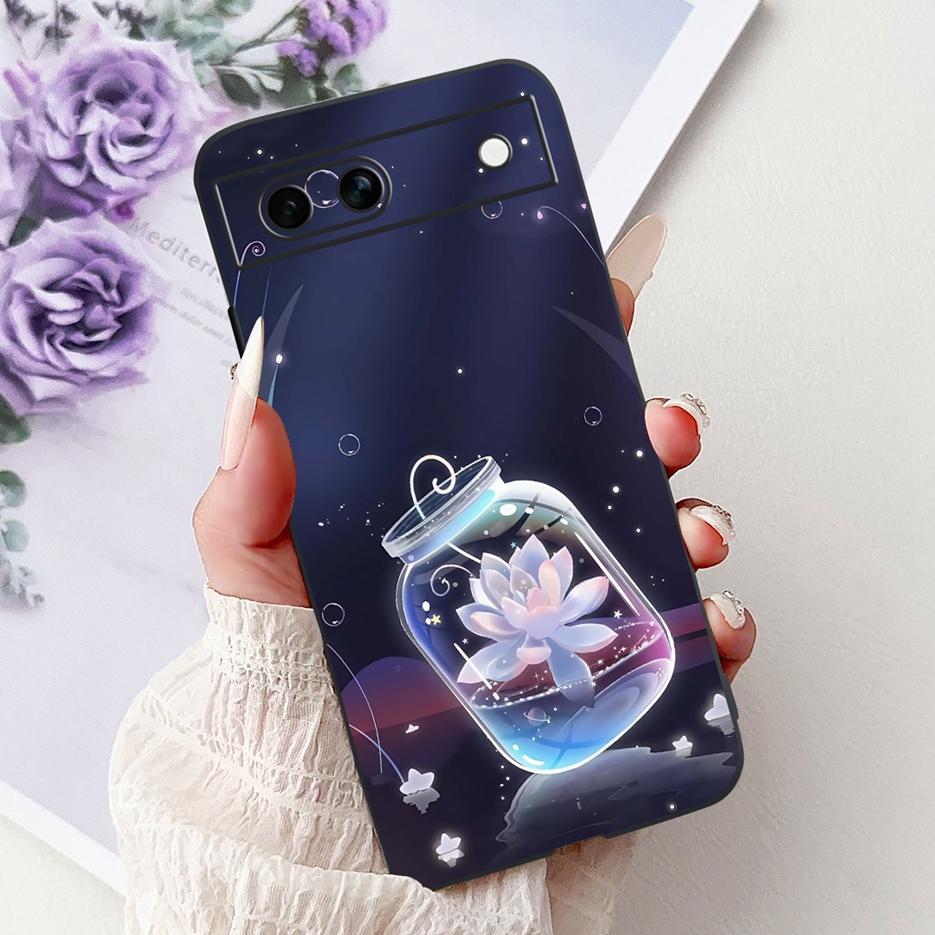 For Google Pixel 8A Case Pixel8 Pro Cute Cat Lion Painted Cover Soft TPU Phone Case For Google Pixel 8 Pro Pixel8A Fundas Bumper