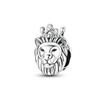 Original 925 Sterling Silver Charms Crown Lion Head Bead Fit Original Bracelet For Women Men DIY Accessories Jewelry Gift