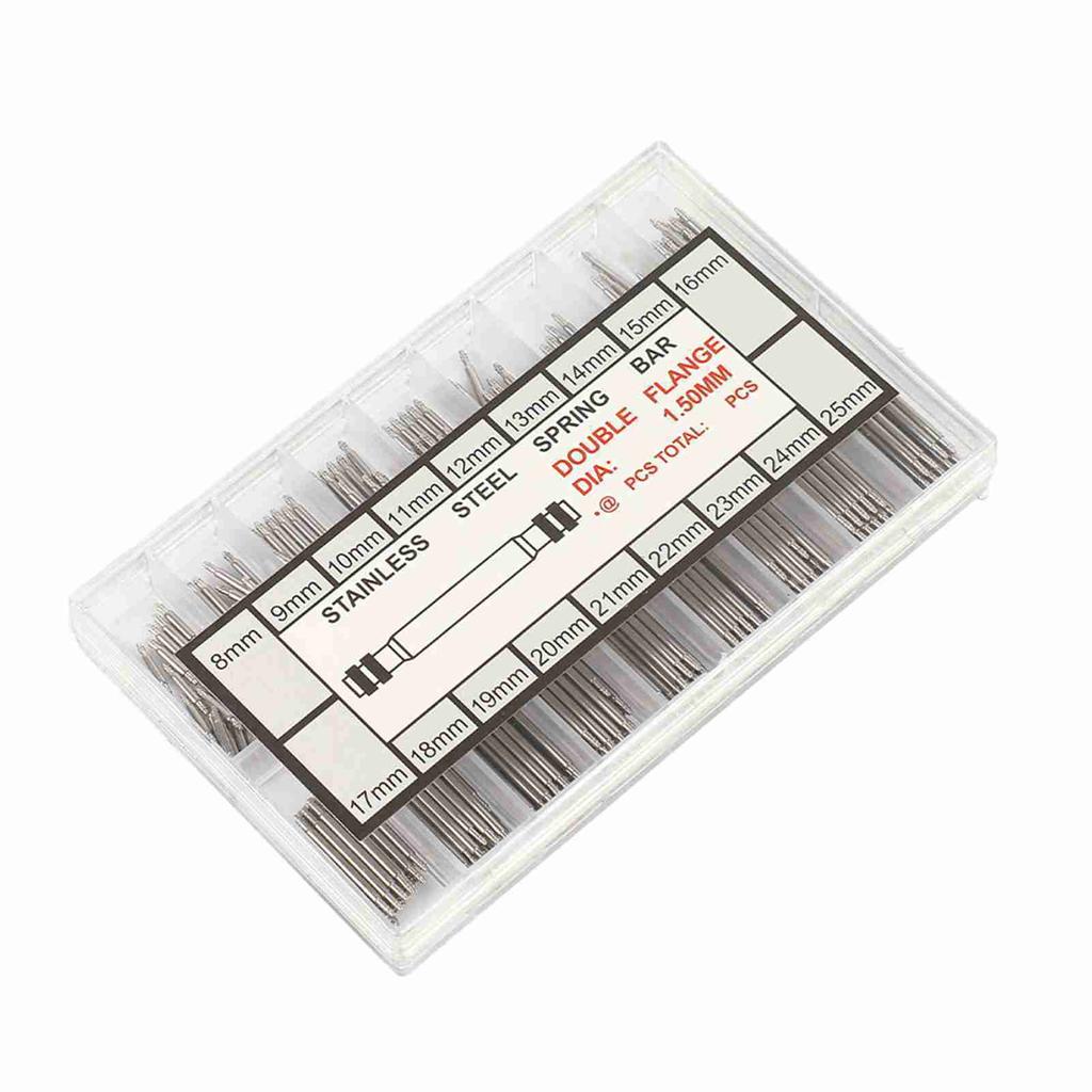 360PCS 8-25mm Wrist Watch Band Spring Bars Strap Link Pins Repair Tool Opener