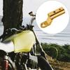 Motorcycle Handlebar Mirror Mount Extension Rod Rustproof Corrosion Resistant Anti-Shake Easy To Install Handlebar Rearview