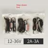 Зарядный кабель для видеорегистратора 1A 24V/12V на 5V Огнестойкий с защитой от низкого напряжения Кабель питания Понижающий кабель