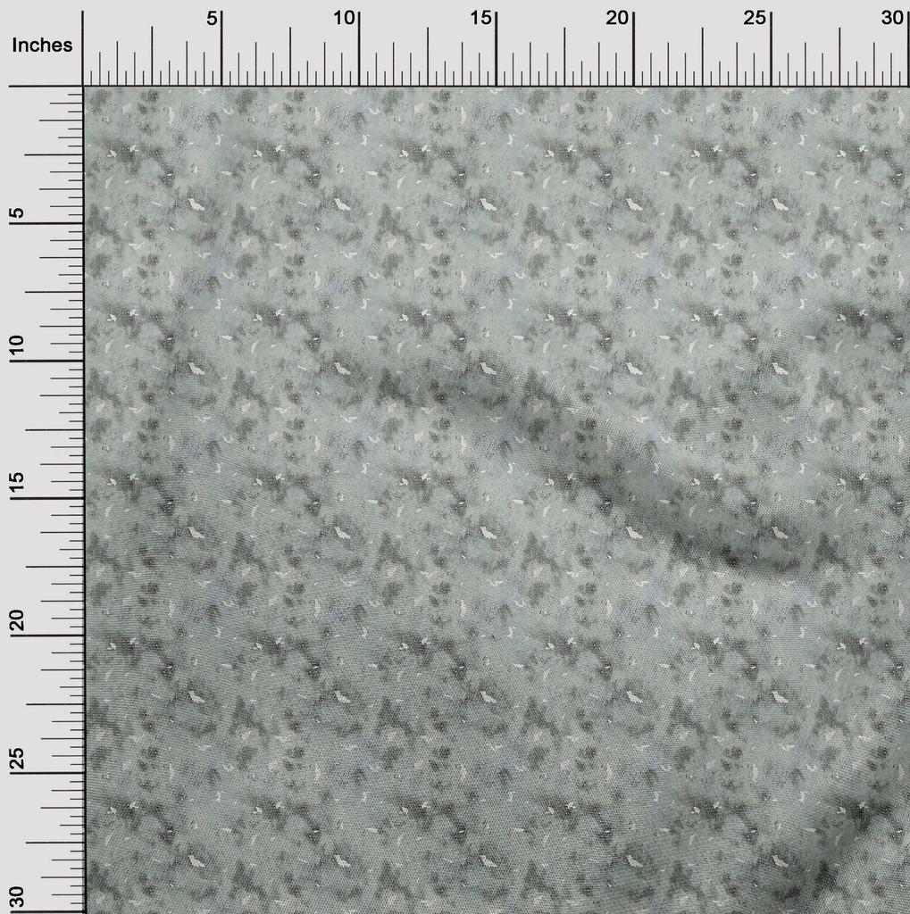 oneOone Cotton Flex Dusty Gray Fabric Tie Dye Quilting Supplies Print Sewing Fabric By The Yard 40 Inch