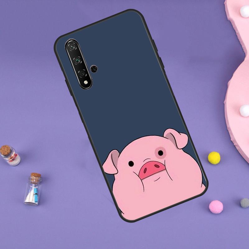 Мультяшная свинка Для Huawei Nova 11i 12i 8i 7i 3i 9 10 SE Y60 Y61 Y70 Y72 Y73 Y90 Y91 P20 P30 P40 Lite Чехол