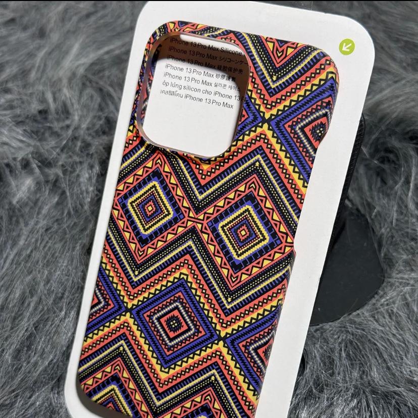 Керамический карбоновый чехол с текстурой кевлара для iPhone 17 Pro Max, защитная накладка Apple 16 с ощущением кожи.