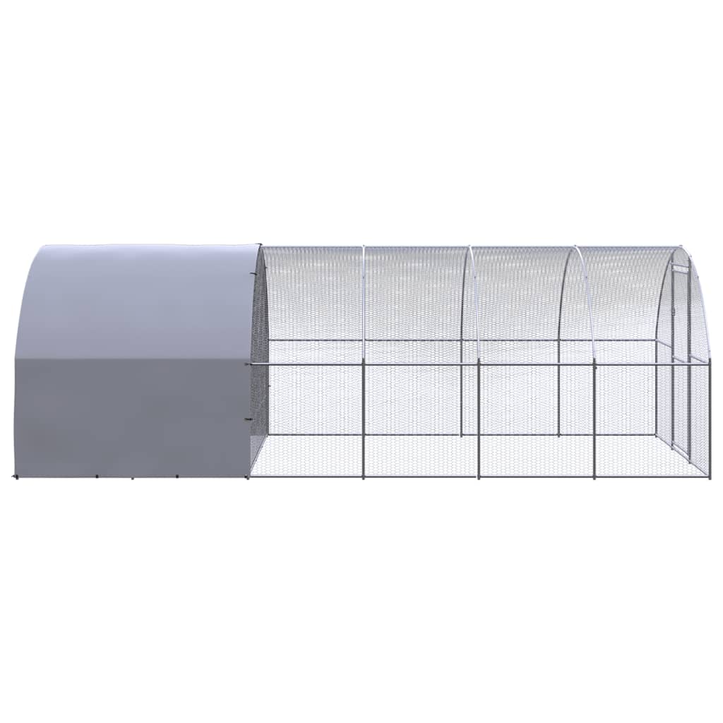 Vidaxl Klatka Zewnętrzna Dla Kurcząt, 3X6X2 M, Stal Galwanizowana