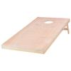 VEVOR Cornhole Set, 4x2 ft Corn Hole Game Boards, Solid Wood Portable Toss Board, Indoor and Outdoor Cornhole Play for Adults