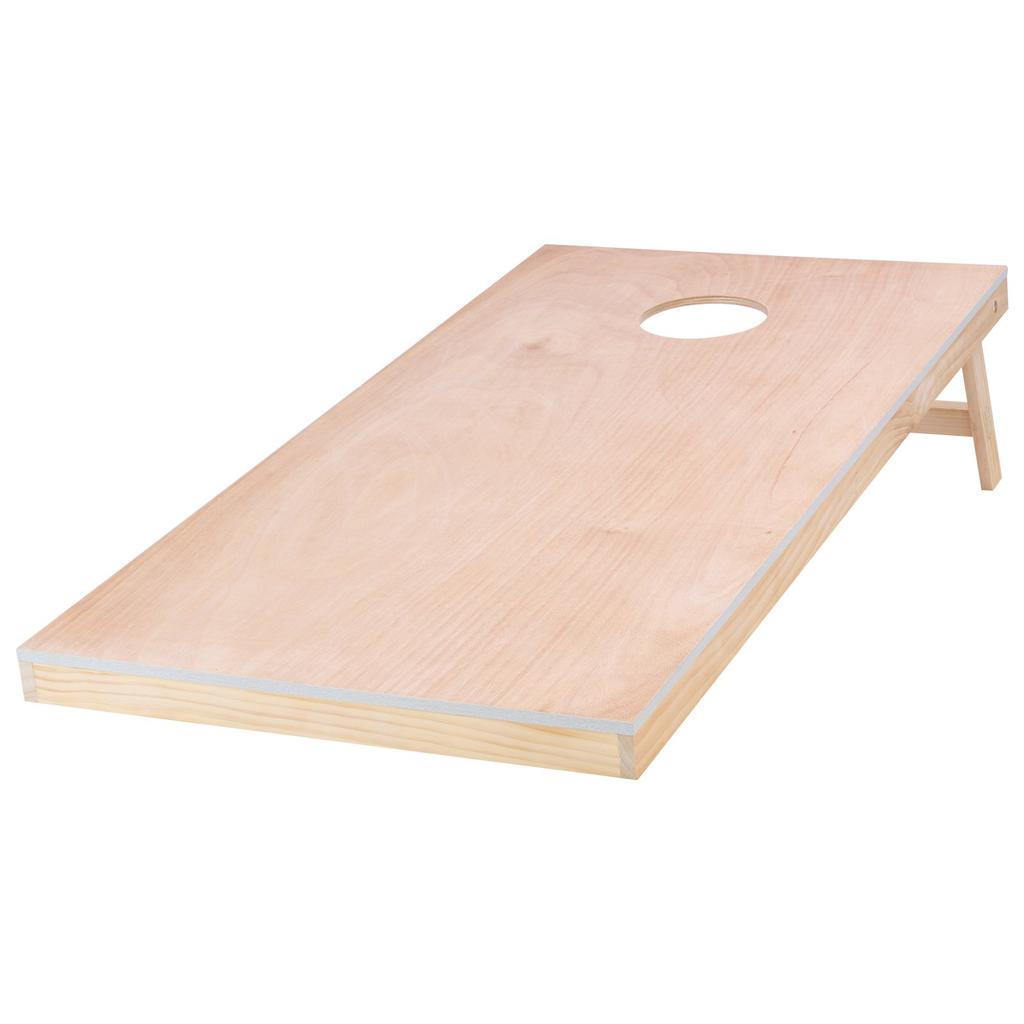 VEVOR Cornhole Set, 4x2 ft Corn Hole Game Boards, Solid Wood Portable Toss Board, Indoor and Outdoor Cornhole Play for Adults