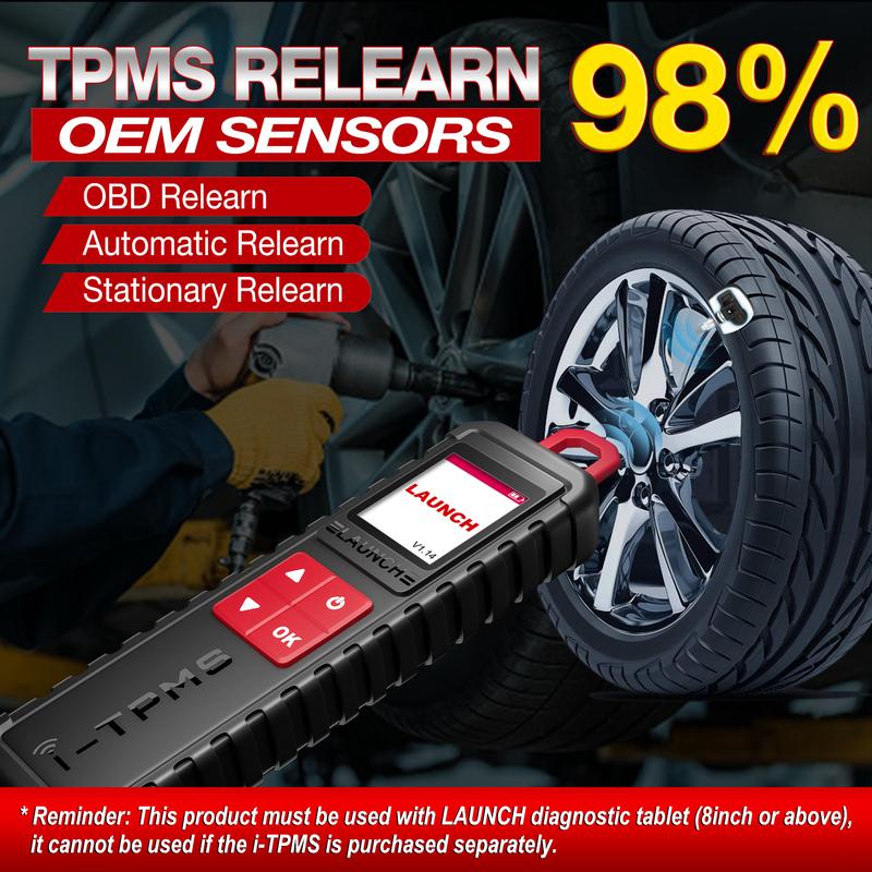 LAUNCH X431 I-TPMS TSGUN Диагностический инструмент для давления в шинах автомобиля 315/433 МГц 2-в-1 RF-датчик для X431 V/V+/ PRO3/ PRO3S /PAD V