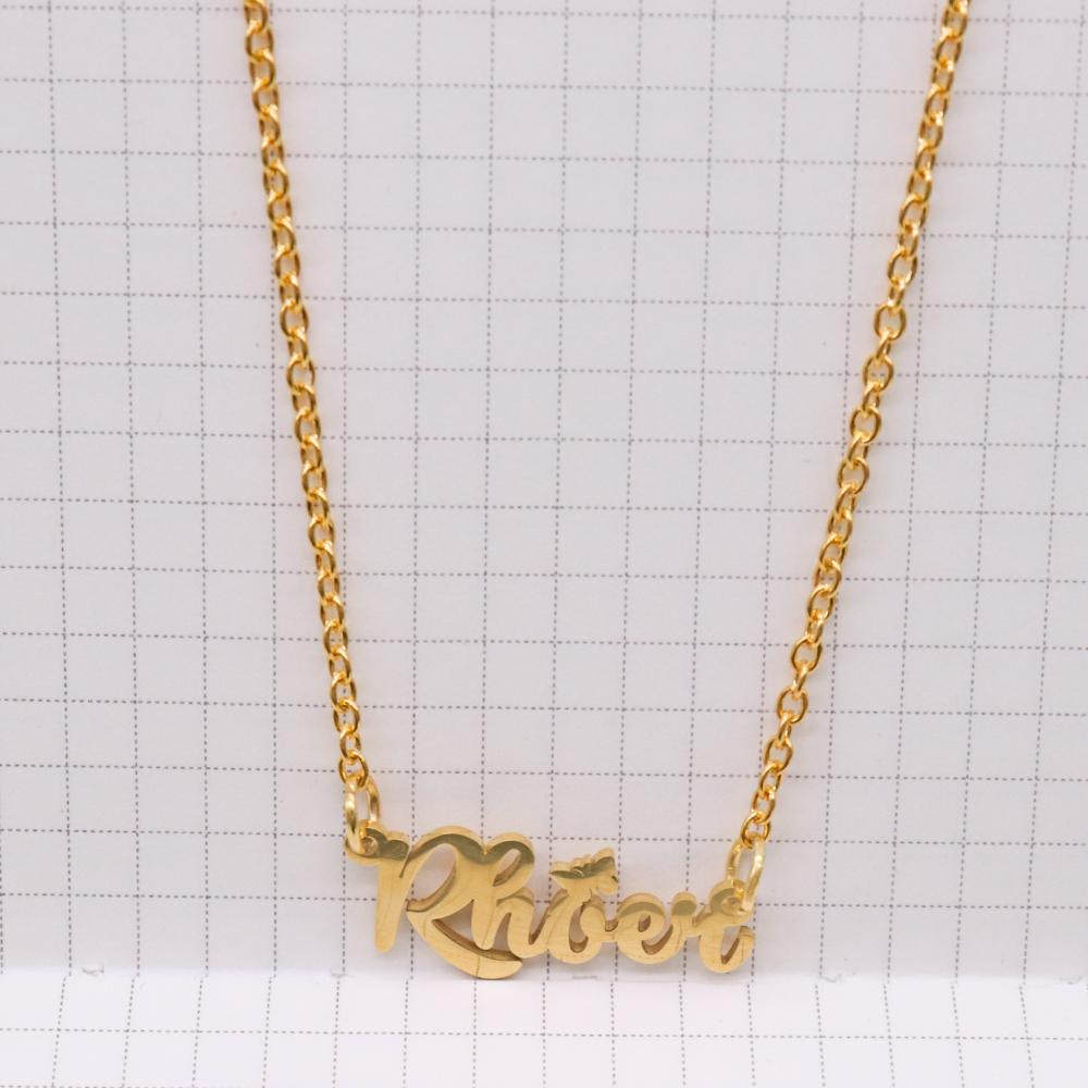 Charming 18K Gold Tone Greek SGRho Chapter Philo Symbol Design Dainty Butterfly Rhoer Charm Making Cute 1943 Sorority Necklace