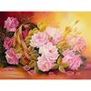 5D DIY Diamond Painting Flowers Rose In Vase Cross Stitch Kit Full Drill Embroidery Mosaic Wall Art of Rhinestones Decor Gift