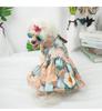 Pet Skirt Dress Doll Skirt Spring Summer Clothes Puppy Dog Teddy Pet Supplies Bow Short Sleeve