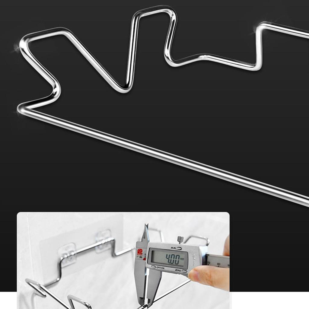 Подвесная стойка для хранения мусорных мешков Многофункциональная вешалка для мусорных мешков из нержавеющей стали