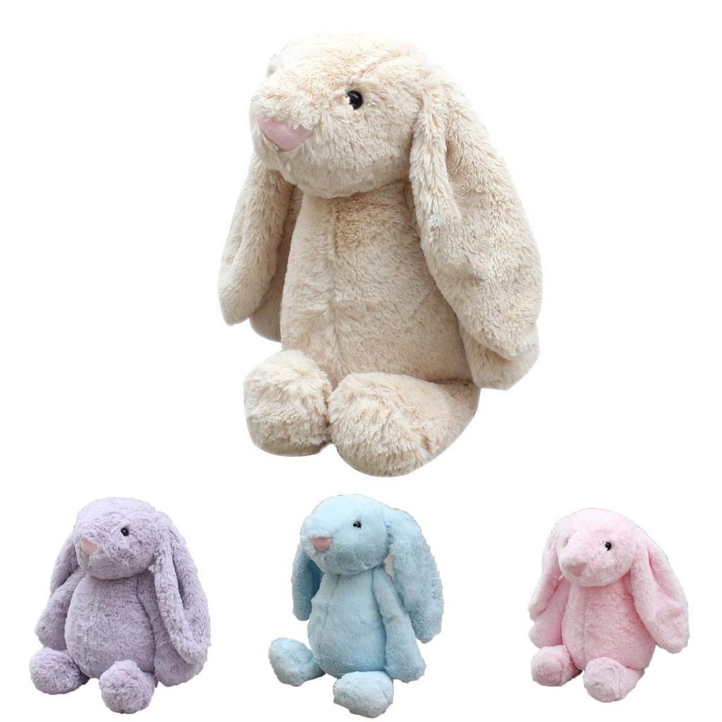 Очаровательно мягкая 40-сантиметровая милая плюшевая игрушка-кролик для детей, идеальный подарок или декор