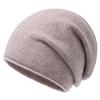 100% Australian Wool Winter Knit Slouchy Beanie Hat Cashmere Skullies Hats For Women Caps Men