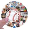 60 New Baseball Sports Graffiti Stickers DIY Decorative Notebook Suitcase Waterproof Stickers