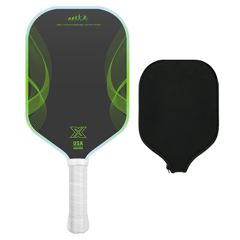 Pickleball Racket T700 Carbon Fiber Matte Silent Set - Professional Paddle Board for Competition