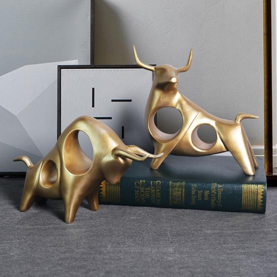 Unique Cattle Sculpture Bull Shape Display Mold Long Lasting