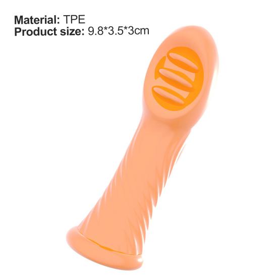 Палец-кроватка с низким уровнем шума, множественная стимуляция, TPE, массажер для пальцев клитора для пар