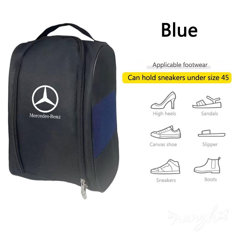 CRQ1 Автомобильная портативная сумка на молнии для обуви Для Mercedes benz W166 W206 W177 W176 W211 W212 W213 GLA GLC Пылезащитный бокс для хранения обуви Аксессуар