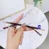 Frameless Retro Anti-Blue Light Reading Glasses for Elderly - Metal Single Vision Fashion Bestseller
