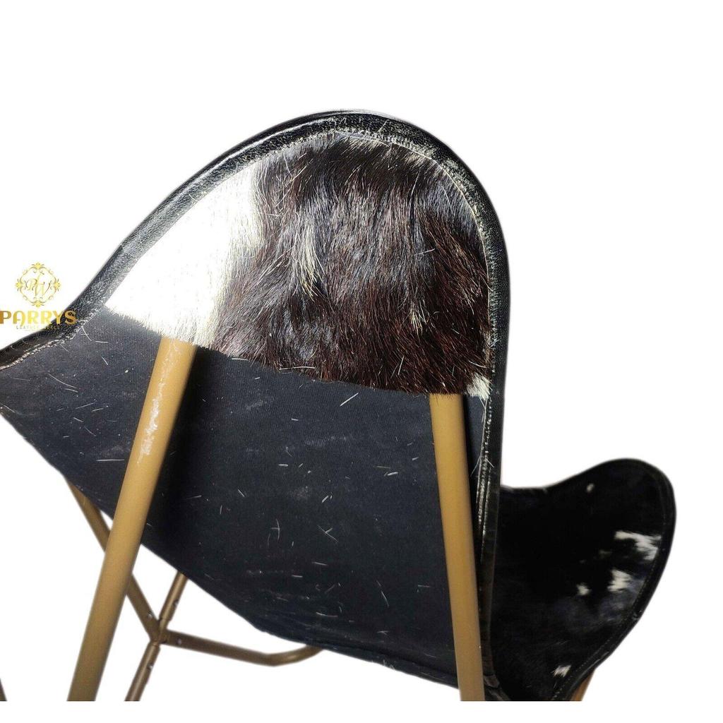 Butterfly Chair - Genuine Leather Office Chair, Handmade Relaxing Chair
