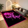 Pink Butterflies Living Room Nonslip Area Rug Soft Carpet For Bedroom Game Playroom Sofa Office Home Decor Doormat Christmas Gift C9301950